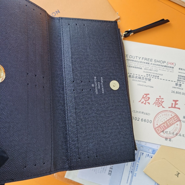 LVコピーウォレット素材ディテール